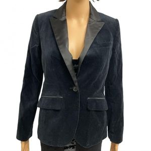 Boden Velvet Blazer With Silk Lapel